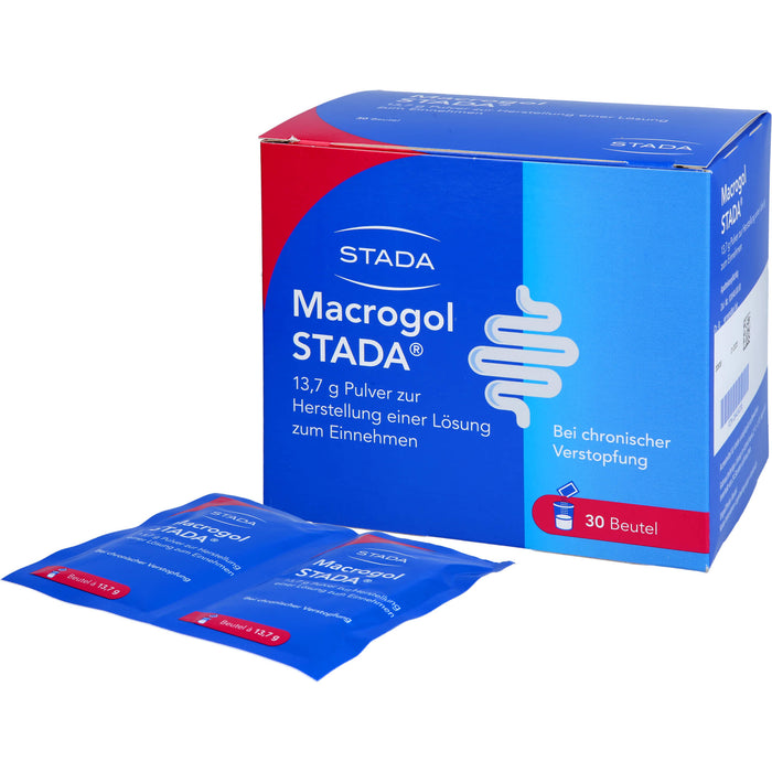 Macrogol STADA Pulver bei Verstopfungen, 30 pc Sachets