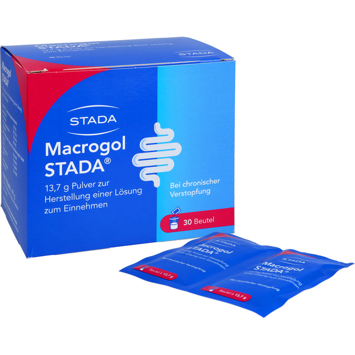 Macrogol STADA Pulver bei Verstopfungen, 30 pc Sachets