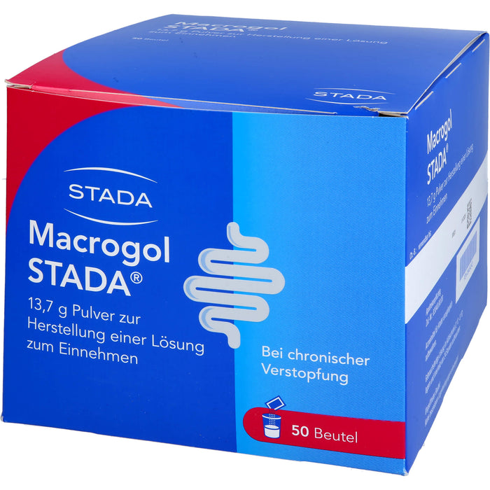 Macrogol STADA Pulver bei Verstopfung, 50 pc Sachets