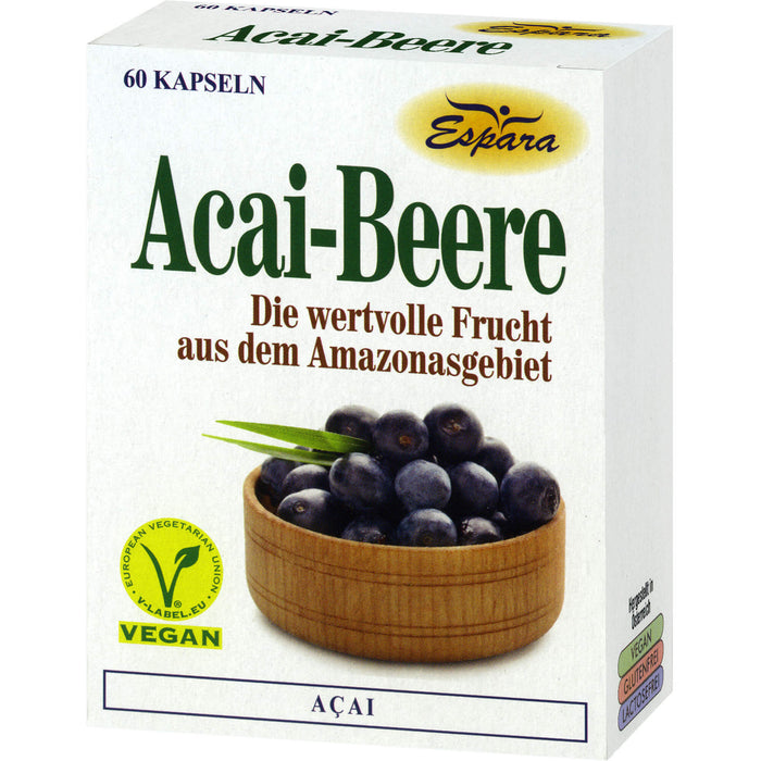 Espara Acai-Beere Kapseln, 60 pc Capsules