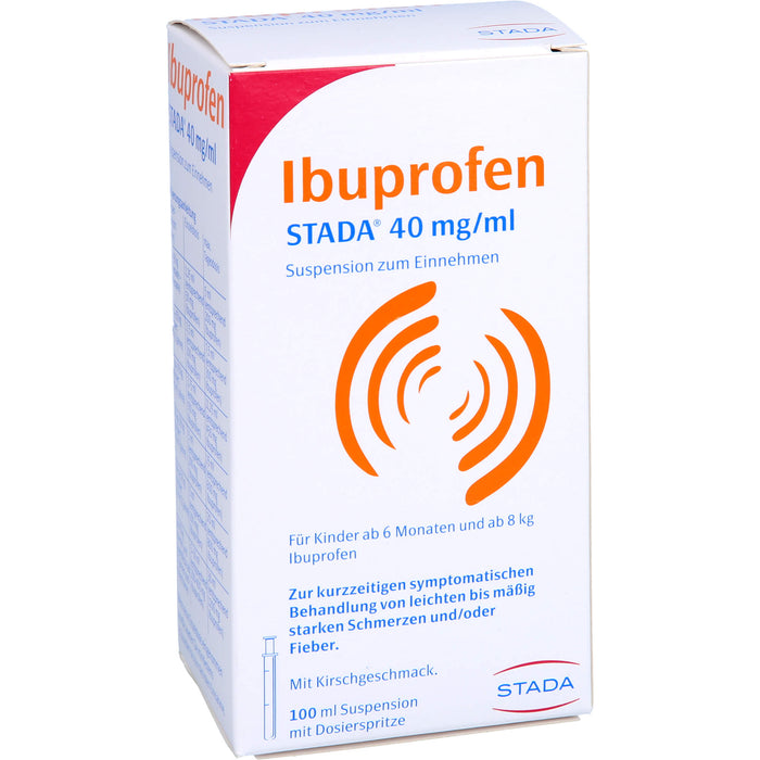 Ibuprofen STADA 40 mg/ml Suspension zum Einnehmen, 100 ml Solution