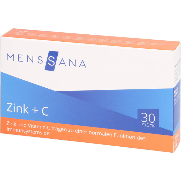 Zink + C MensSana, 30 pcs. Tablets