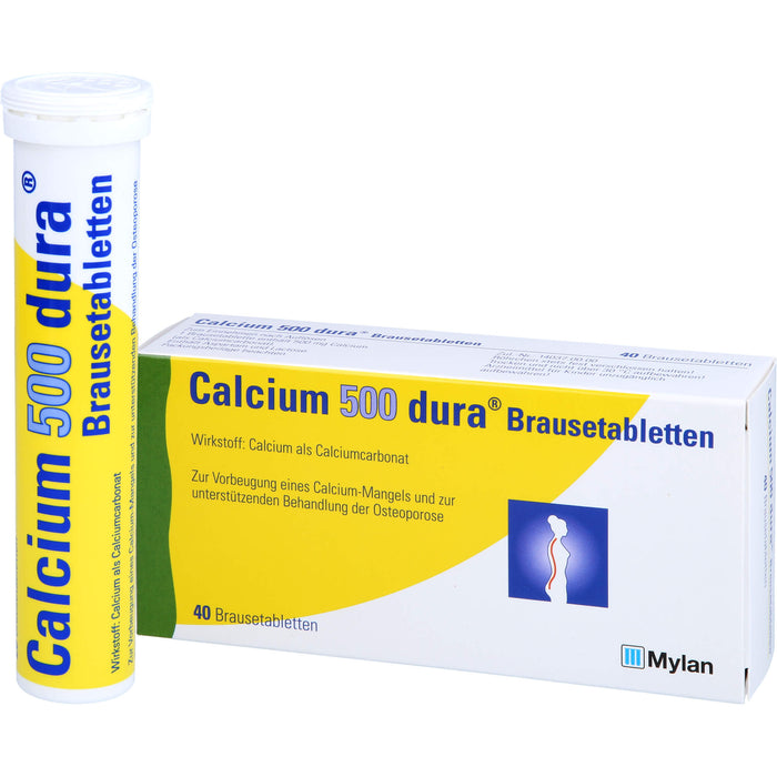 Calcium 500 dura Brausetabletten, 40 St BTA