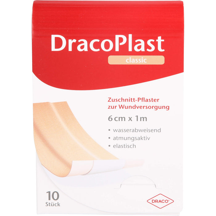 DracoPlast Classic Pflaster 1 m x 6 cm zur Wundversorgung, 1 pcs. Patch