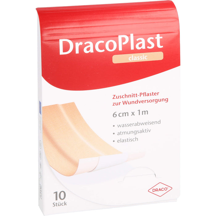 DracoPlast Classic Pflaster 1mx6cm, 1 St. Pflaster