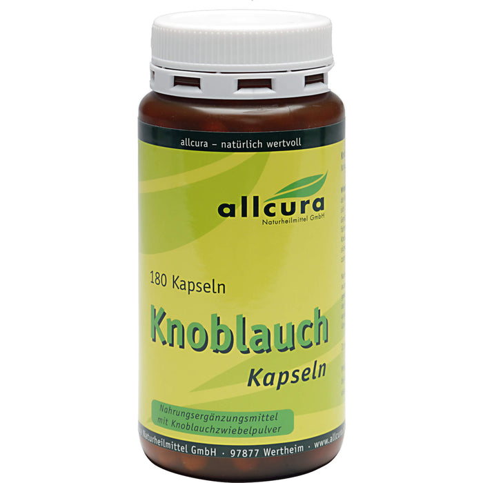 allcura Knoblauch Kapseln, 180 pc Capsules