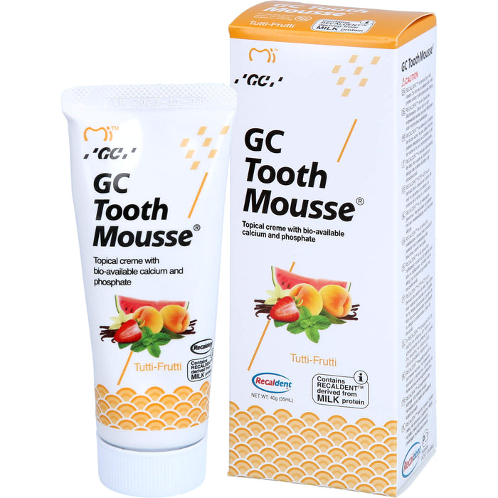 Dent-o-care GC Tooth Mousse Tutti-Frutti, 40 g Cream