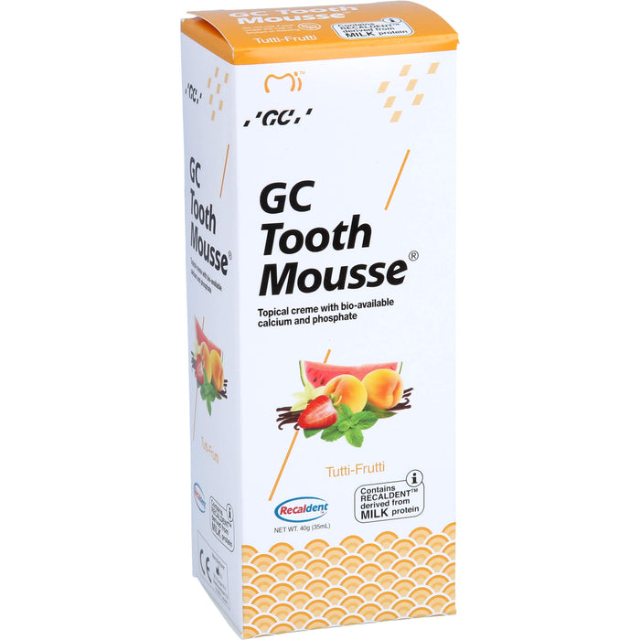 Dent-o-care GC Tooth Mousse Tutti-Frutti, 40 g Crème