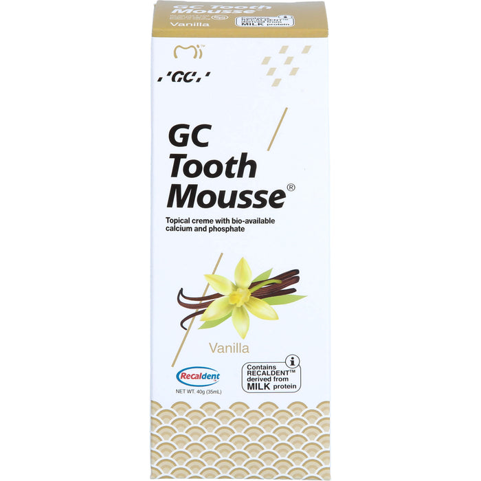 GC Tooth Mousse Vanille, 40 g Crème