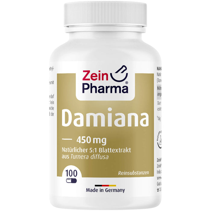 Damiana Kapseln 450mg 5:1 Blattextrakt, 100 St KAP