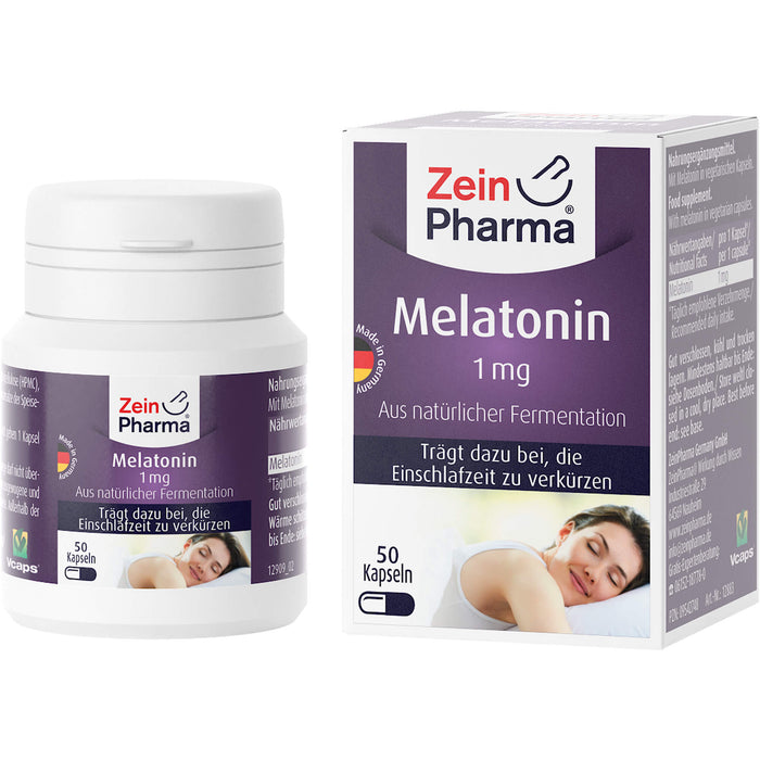 ZeinPharma L-Tryptophan 500 mg Kapseln bei Schlafstörungen, 45 pc Capsules