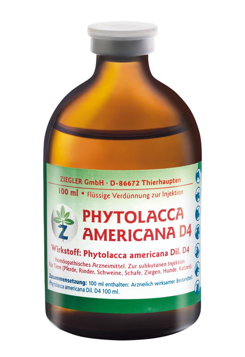 ZIEGLER Phytolacca americana D 4 Dilution, 100 ml Lösung