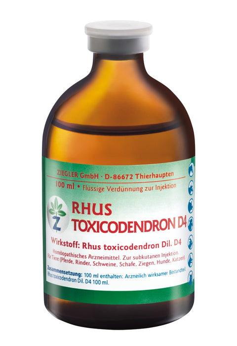 ZIEGLER Rhus toxicodendron D 4 Dilution, 100 ml Solution