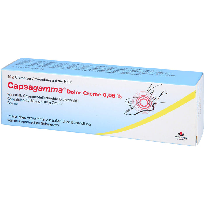 Capsagamma Dolor Creme 0,05%, 40 g Creme