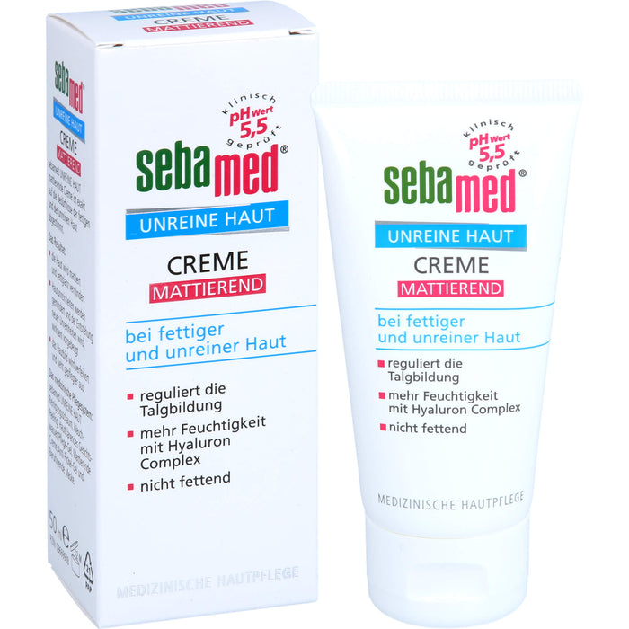 sebamed Unreine Haut mattierende Creme, 50 ml Cream