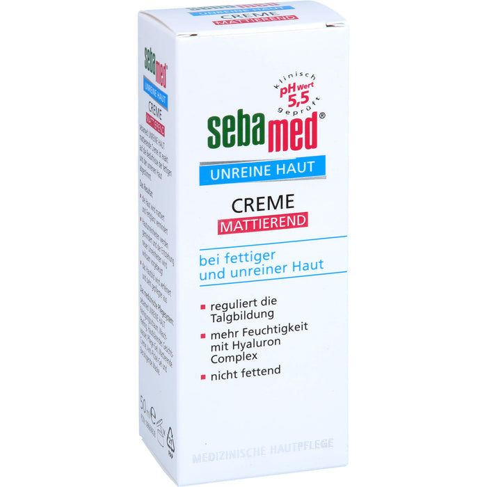 sebamed Unreine Haut mattierende Creme, 50 ml Crème