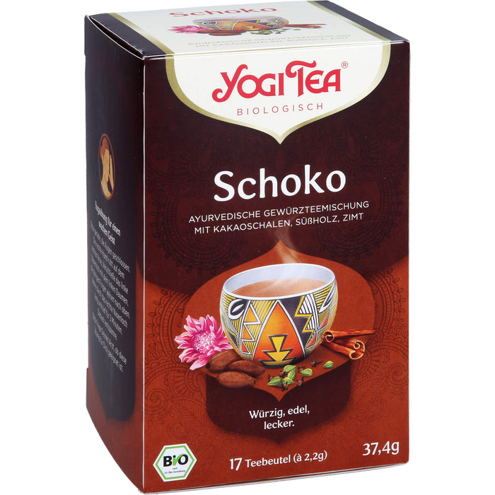 YOGI TEA Schoko ayurvedische Gewürzteemischung, 17 St. Filterbeutel