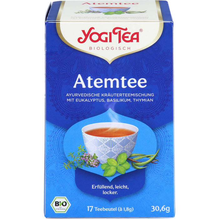 YOGI TEA Atem Tee ayurvedische Kräuterteemischung, 17 St. Filterbeutel