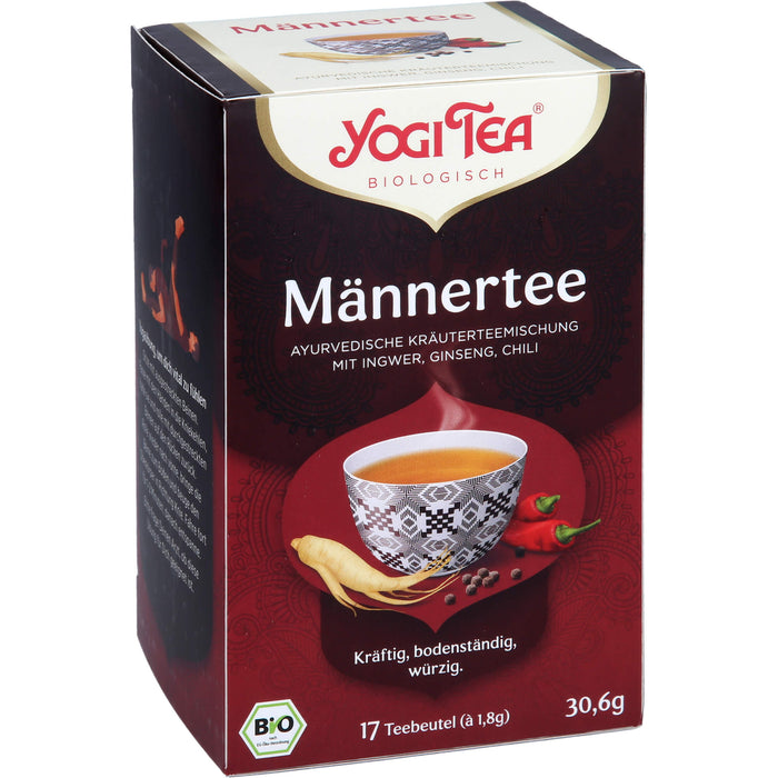 YOGI TEA Männer Tee ayurvedische Kräuterteemischung, 17 pcs. Filter bag