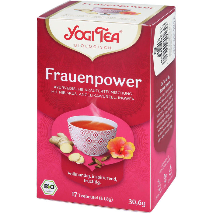 YOGI TEA Frauen Power ayurvedische Kräuterteemischung, 17 St. Filterbeutel