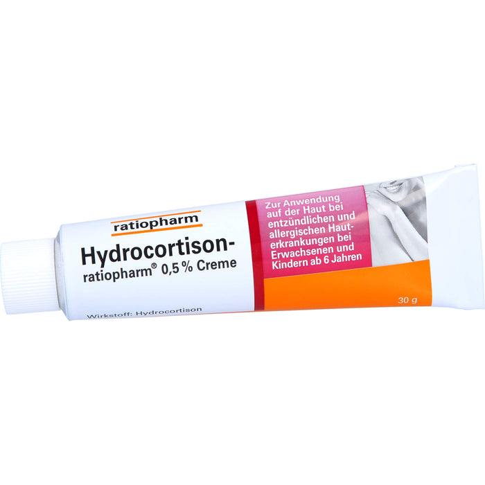 Hydrocortison-ratiopharm 0,5 % Creme, 30 g Crème