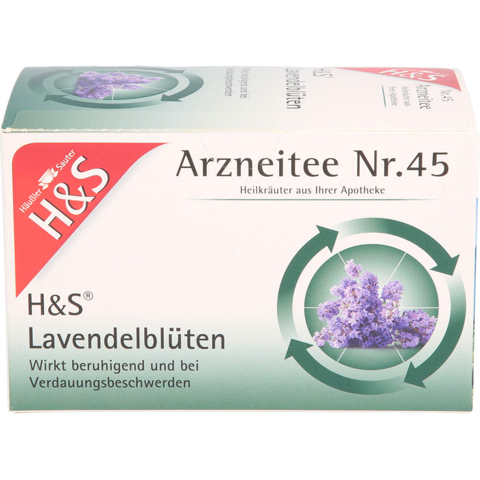 H&S Lavendelblüten Arzneitee Nr.45 Filterbeutel, 20 pcs. Filter bag