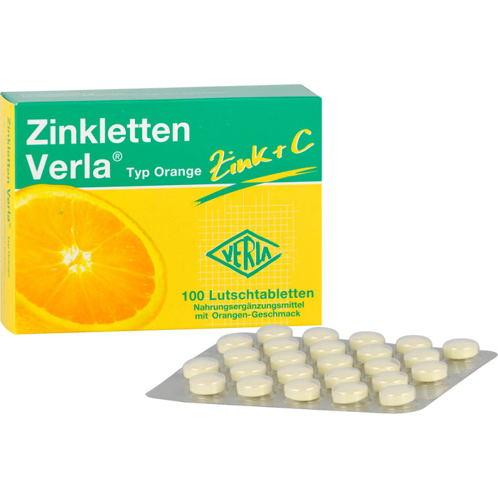 Zinkletten Verla Typ Orange Tabletten, 100 St. Tabletten