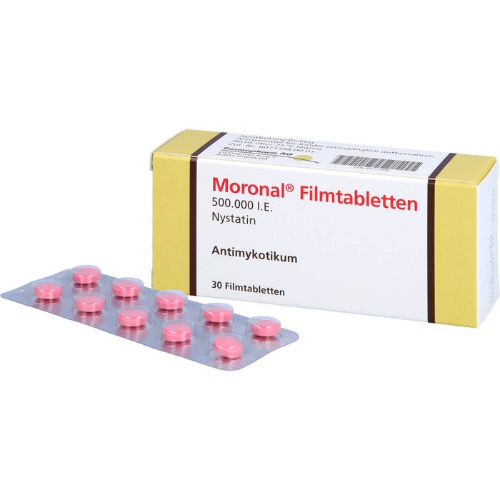 Dermapharm Moronal Filmtabletten Antimykotikum, 30 St. Tabletten