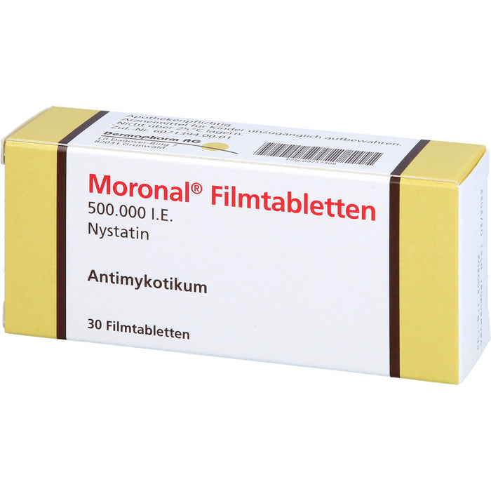 Dermapharm Moronal Filmtabletten Antimykotikum, 30 pc Tablettes