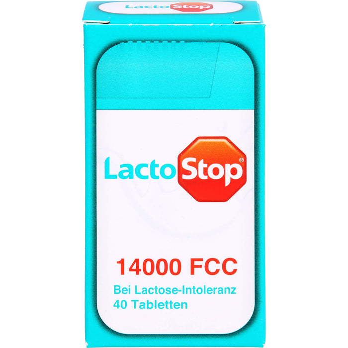 LactoStop 14000 FCC bei Lactose-Intoleranz Tabletten, 40 St. Tabletten