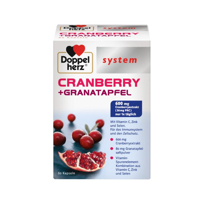 Doppelherz system CRANBERRY + GRANATAPFEL, 60 pcs. Capsules