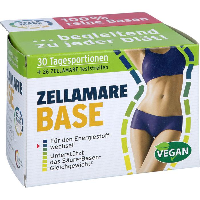 Zellamare Base Pulver unterstützt das Säure-Basen-Gleichgewicht, 30 pc Sachets