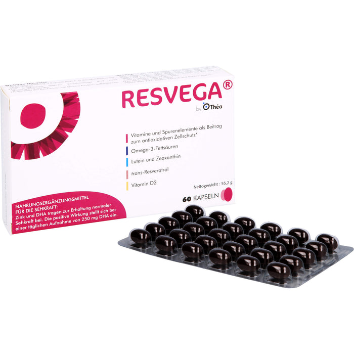 RESVEGA Kapseln als Beitrag zum oxidativem Zellschutz, 60 pcs. Capsules