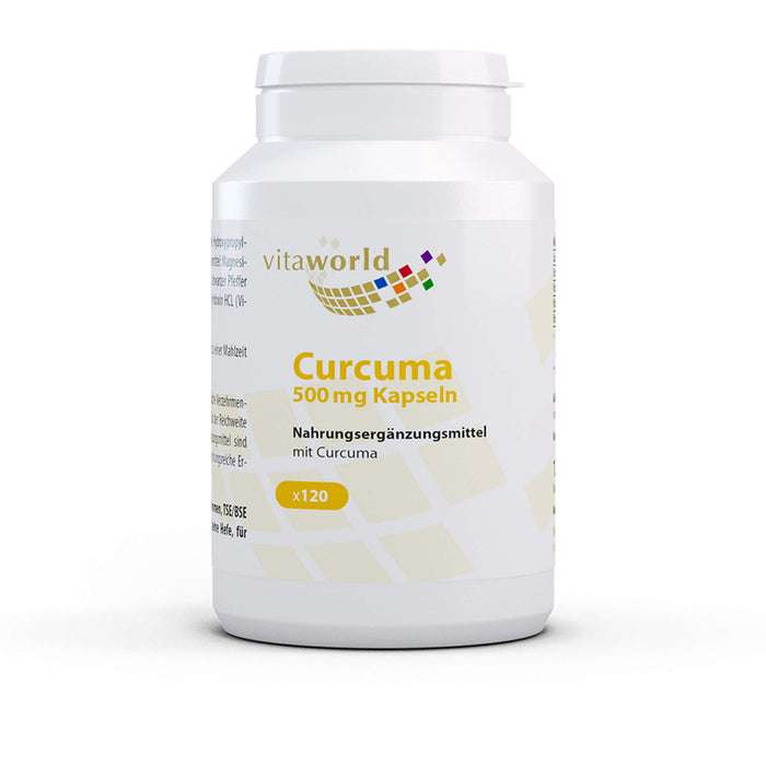 vitaworld Curcuma 500 mg Kapseln, 120 pc Capsules