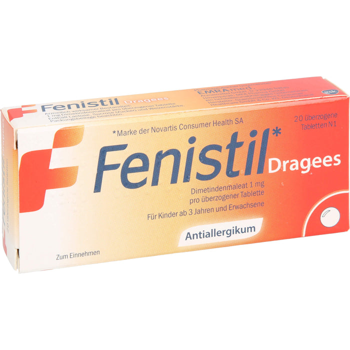 Fenistil Emra Dragees, 20 pcs. Tablets