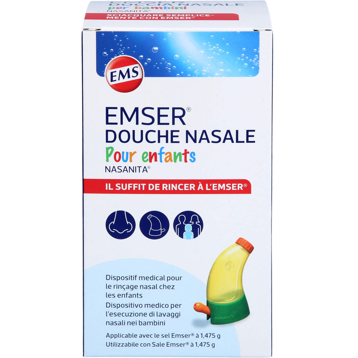 EMSER Kinder-Nasendusche NASANITA, 1 pc Douche nasale