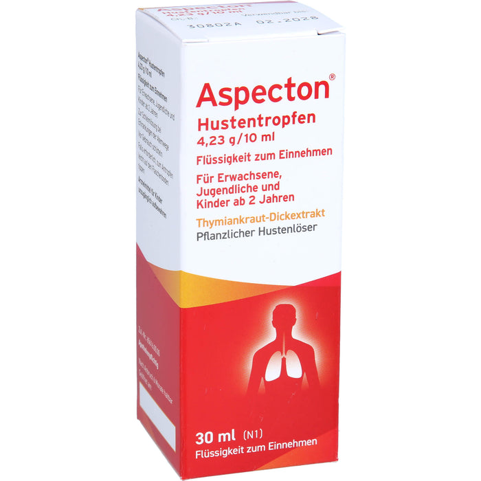 Aspecton Hustentropfen pflanzlicher Hustenlöser, 30 ml Lösung