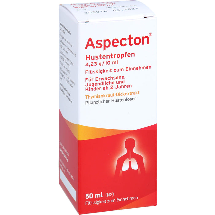 Aspecton Hustentropfen, 50 ml Solution