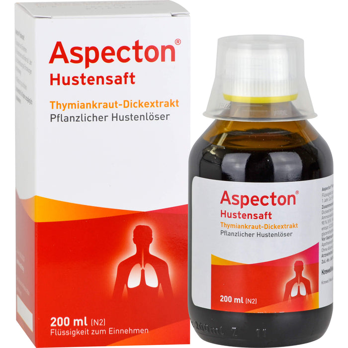 Aspecton Hustensaft, 200 ml Solution