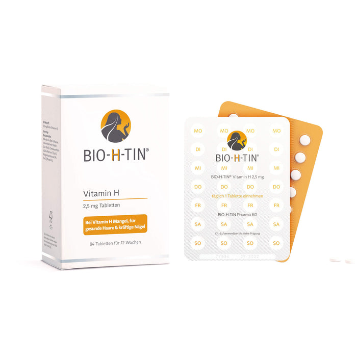 BIO-H-TIN Vitamin H 2,5 mg Tabletten, 84 pc Tablettes
