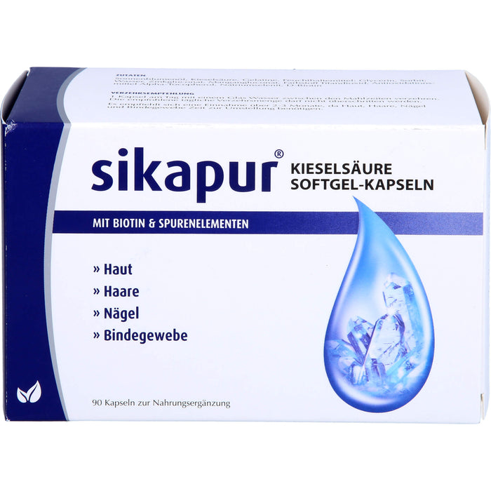 sikapur Kieselsäure Softgel-Kapseln, 90 pcs. Capsules