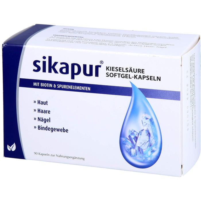 sikapur Kieselsäure Softgel-Kapseln, 90 pcs. Capsules