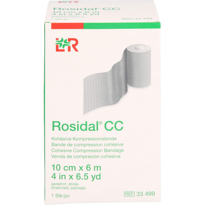 Rosidal CC Kohäsive Kompressionsbinde 10 cm x 6 m, 1 St. Binde