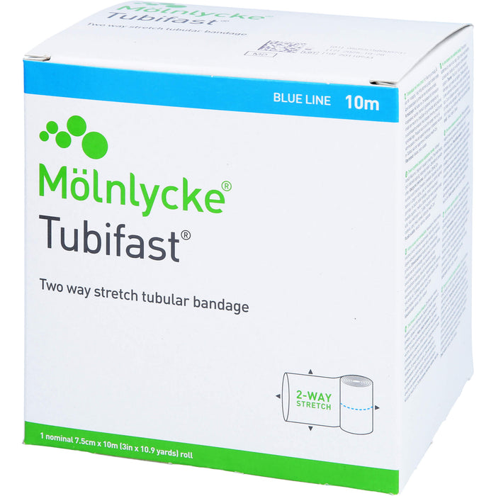 Mölnlycke Tubifast 2-Way Stretch Bandage 7,5 cm x 10 m, 1 St. Binde