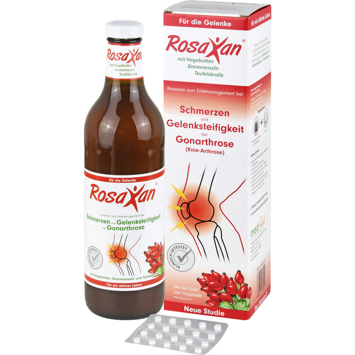 Rosaxan für die Gelenke Lösung und Tabletten, 750 ml Lösung