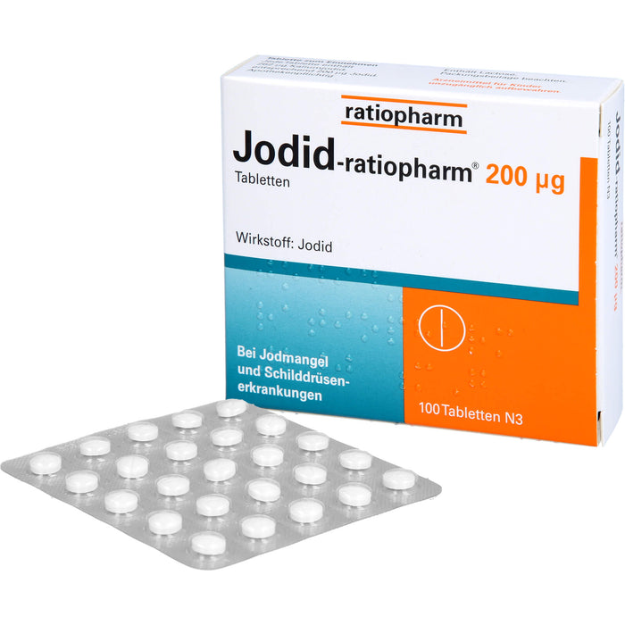 Jodid-ratiopharm 200 µg Tabletten, 100 St. Tabletten