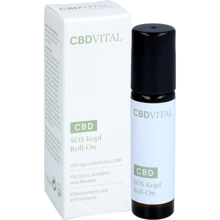 CBD VITAL CBD SOS Kopf Roll-On, 10 ml OEL