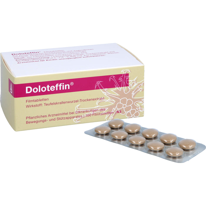 Doloteffin Filmtabletten bei Erkrankungen des Bewegungs- und Stützapparates, 100 pc Tablettes