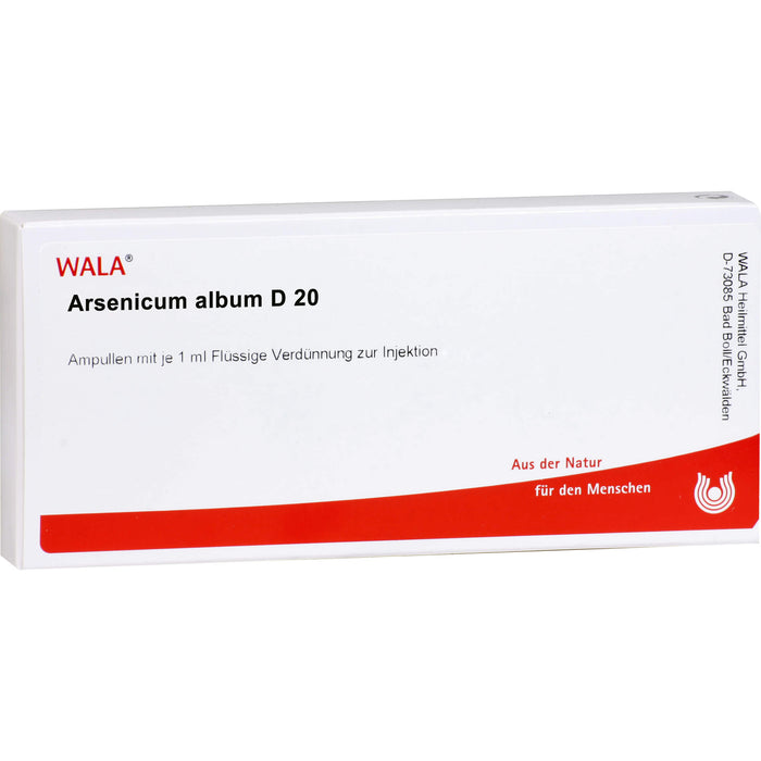 Arsenicum album D20 Wala Ampullen, 10X1 ml AMP
