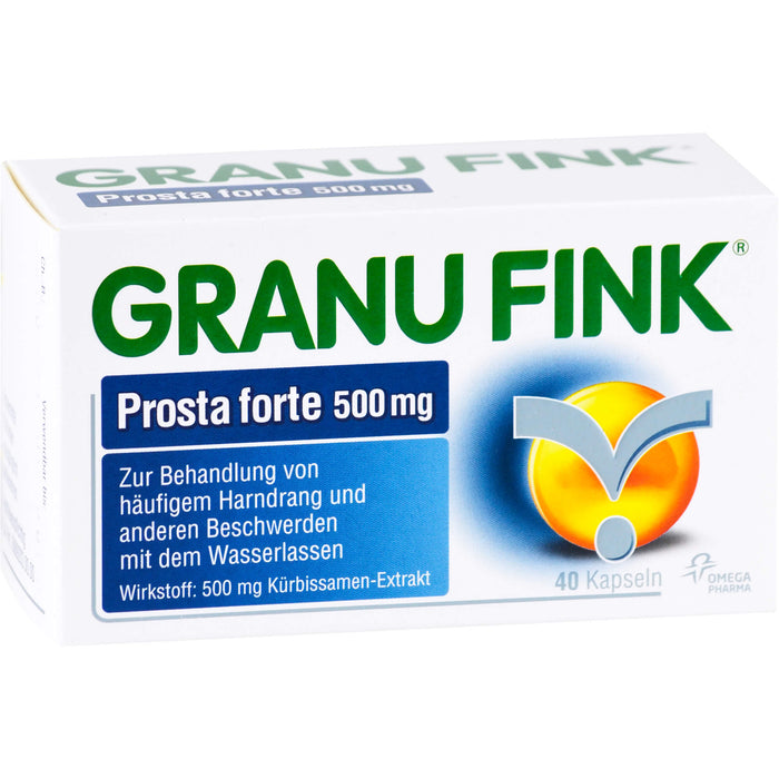 GRANU FINK Prosta forte 500 mg Kapseln, 40 pc Capsules